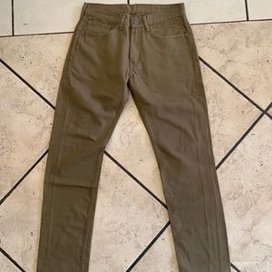 Levi’s 505 Khaki Denim 31 x 34